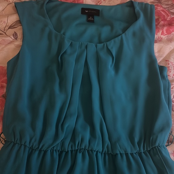 AB Studio Aqua Prom Dress - Picture 4 of 6